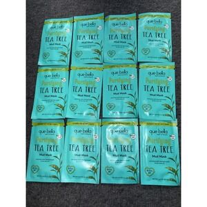 12X Que Bella Purifying Tea Tree Mud Mask 0.24 Oz Each W40-16279